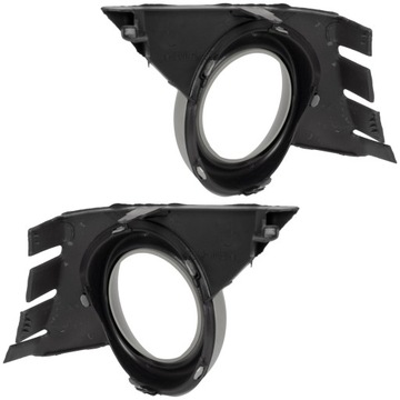 фото thumb №2, X2 решётка рамка заглушка решётка галоген хром l+p peugeot 207 sport rc sw