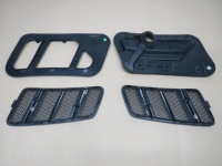 фото thumb №4, Mercedes ml w166 решётка впуск капот комплект
