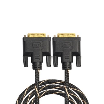 1-компонентный кабель DVI. + M двойное позолоченное покрытие