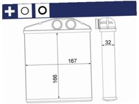 фото thumb №2, Обігрівач opel corsa c 1.0-1.8 00-12 tigra 1.2-1.8 04-10