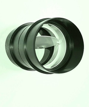 Вытяжной камин с угловой розеткой fi110 DAKAJ GRAPHITE