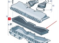 фото thumb №8, Audi rs6 avant c8 двигатель air фильтр 4k0133843g