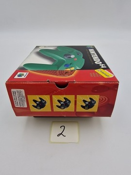 ОРИГИНАЛЬНЫЙ ПАНЕЛЬ NINTENDO 64, ЗЕЛЕНАЯ КАРТОННАЯ КОРОБКА