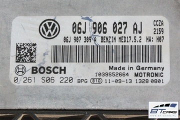 фото thumb №7, Vw beetle модуль блок управления компьютер двигателя 2.0 tfsi 06j906027aj 06j907309a