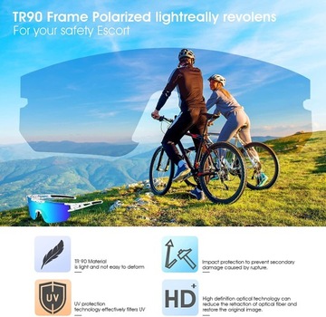 SPOLARYZOWANE OKULARY ROWEROWE SPOLARYZOWANE UV400