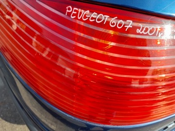 фото thumb №7, Peugeot 607 лампа лівий зад ліва крило з крила sedan