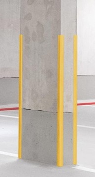 KĄTOWNIK PCV 30x30 180cm Listwa Narożna BIAŁA Narożnik Samoprzylepna
