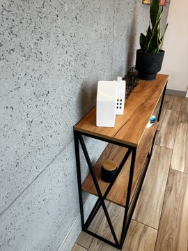 Консоль туалетного столика INDUSTRIAL LOFT 100X25X90 CRAFT ДУБ ЗОЛОТОЙ