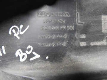 фото thumb №5, Honda cr-v iii 06-11 підкрилок лівий перед 74150-sww-g