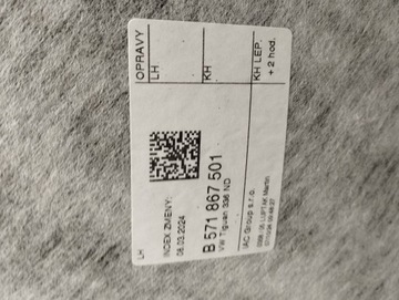 фото thumb №10, Volkswagen tiguan 2025 iii стеля чорна стійки козирки 571867501a