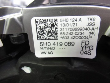 фото thumb №7, Vw golf viii 8 руль мультифункция 5h0419089fd с подогревом r line