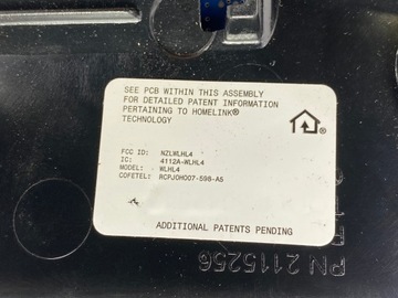 фото thumb №6, Лампа освещение интерьера кабины потолок dodge charger 2015+ usa