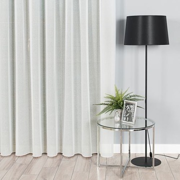 Firany Sable Woal Kremowa Na Taśmie Wave sz120x180