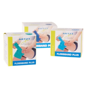 TAŚMA GUMA FLOSSBAND NIEBIESKI Artzt Vitality 3 m x 5 cm