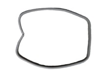 Купити Прокладка люк внутрішня передня перед renault megane 3 5d 08-16, фото thumb