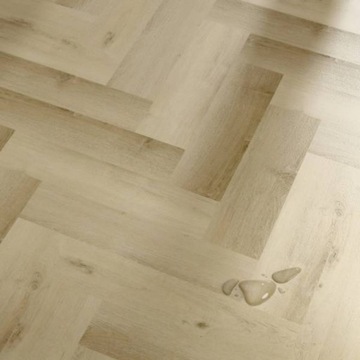 Panele Winylowe Jodełka Dąb Chic Salag Wodoodporne Klasa 34 5 mm 1.26m2