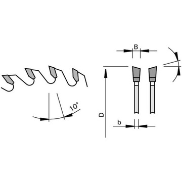 Пила по дереву 250 х 3,2 / 2,2 х 30 Z60 STEHLE ZWS