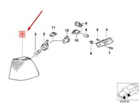 Купить Bmw 3 купе e36 передний правый поворотник 8353282 63138353282 oem, фото thumb