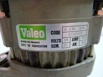 фото thumb №6, Генератор valeo 2103142 volvo penta