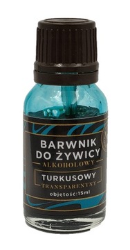 Barwnik Alkoholowy TURKUSOWY 15ml ROYAL RESIN