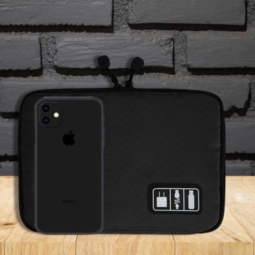 Органайзер для путешествий, USB-кабели, зарядные устройства, сумка