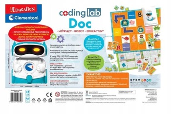 Mówiący Robot Edukacyjny Clementoni Doc coding lab