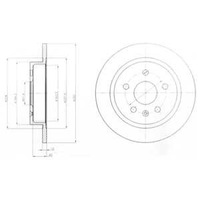 фото thumb №3, Гальмівні диски гальмівні колодки задня delphi opel insignia a