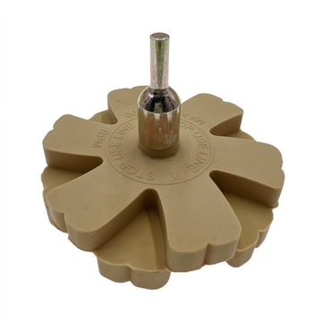 KRĄŻEK GUMOWY KARBOWANY DO ZDEJMOWANIA KLEJU PO CIĘŻARKACH + ADAPTER