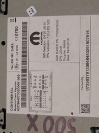 фото thumb №5, Радіо радіопрогравач екран монітор fiat 500x 07356379130