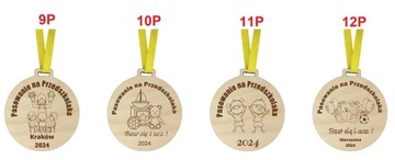 MEDAL dzień DZIEWCZYNY chłopaka Przedszkolaka pasowanie Prezent + GRAWER