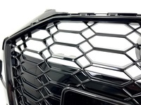 фото thumb №8, Audi a4 s4 8w0 b9 lift s-line стиль rs4 2021 решітка радіатора чорний блиск