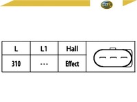 фото thumb №2, Датчик вал распределительный вал hella mn980233 03g957147a