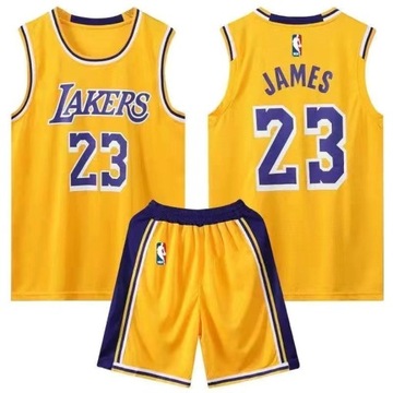 детская футболка Lakers James No. 23 Кобе Нет. 24 Баскетбольная форма