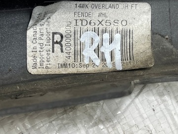 фото thumb №7, Jeep grand cherokee wk2 планка крыльев правая