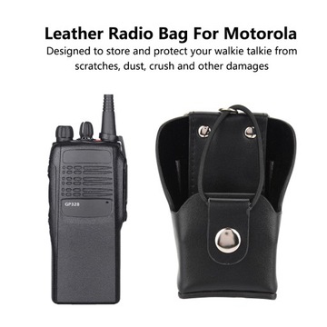 Кожаный чехол для магнитолы Motorola.