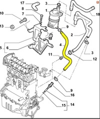 фото thumb №2, Шланг сепаратора alfa romeo 159 1.9jtd 16v 05-08