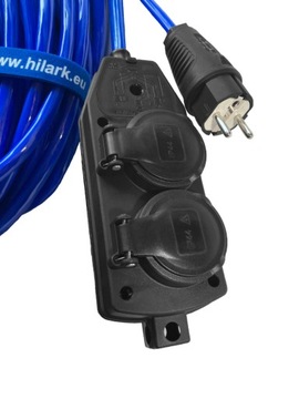 Удлинительный кабель H07BQ-F 3x2,5мм2 1м РАЗДЕЛИТЕЛЬ