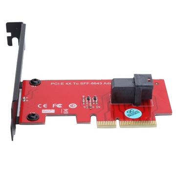 Конвертер карт SFF-8643 в PCI-E 4X с 1 слотом