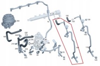 Купить Оригинальный шланг обратный топлива mercedes om 654, фото thumb