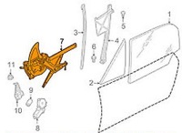 фото thumb №10, Bmw z3 e36 передняя часть правый window регулятор 51338410554 8410554