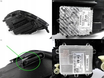 фото thumb №11, Vw tiguan 571 iii покоління 24- лампа повний led права перед європа+ 2xmoduł
