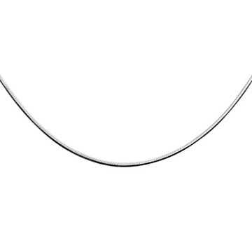 Srebrny Łańcuszek 925 Linka Ośmiokątna 45 cm