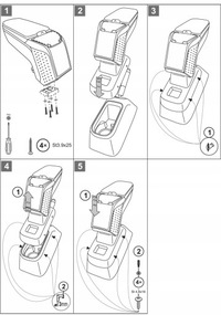 фото thumb №7, Підлокітник з адаптер do citroen c3, 2016-2024, arm2-black