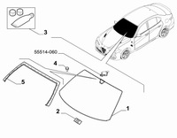фото thumb №1, Стекло передняя alfa romeo giulia