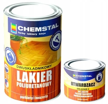 Лак полиуретановый двухкомпонентный 5л МАТ Chemstal.