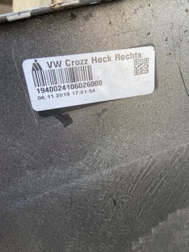 фото thumb №7, Volkswagen gd id.4 id4 бампер зад задній 11a807984