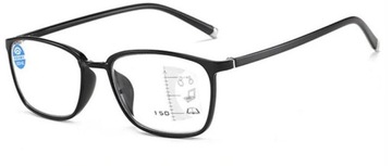 Okulary progresywne wieloogniskowe czytania +4