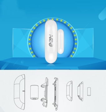 Датчик открытия ДВЕРИ ОКНА WIFI ANDROID IOS TUYA