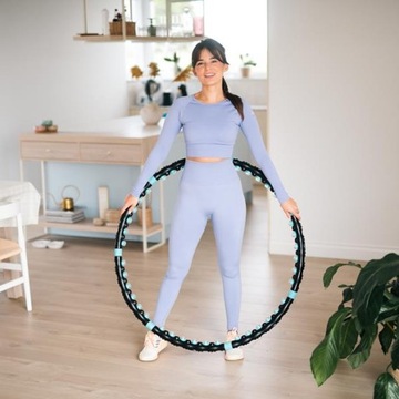 HULA HOP MASUJĄCE Z MAGNESAMI 98CM HMS HHP006 MASAŻER ODCHUDZAJĄCE