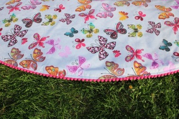 Mata ogrodowa plażowa z wodoodpornym dołem 150 cm